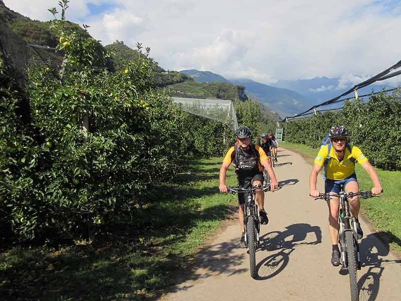 GPS Selfguided Transalp Südtirol mit Go Crazy MTM-Reisen