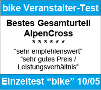 MTB-Transalp Veranstalter Test